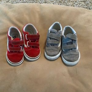 Little Boy Vans size 8